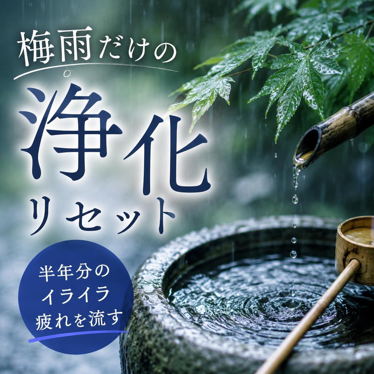 梅雨しかできない最強の浄化方法
