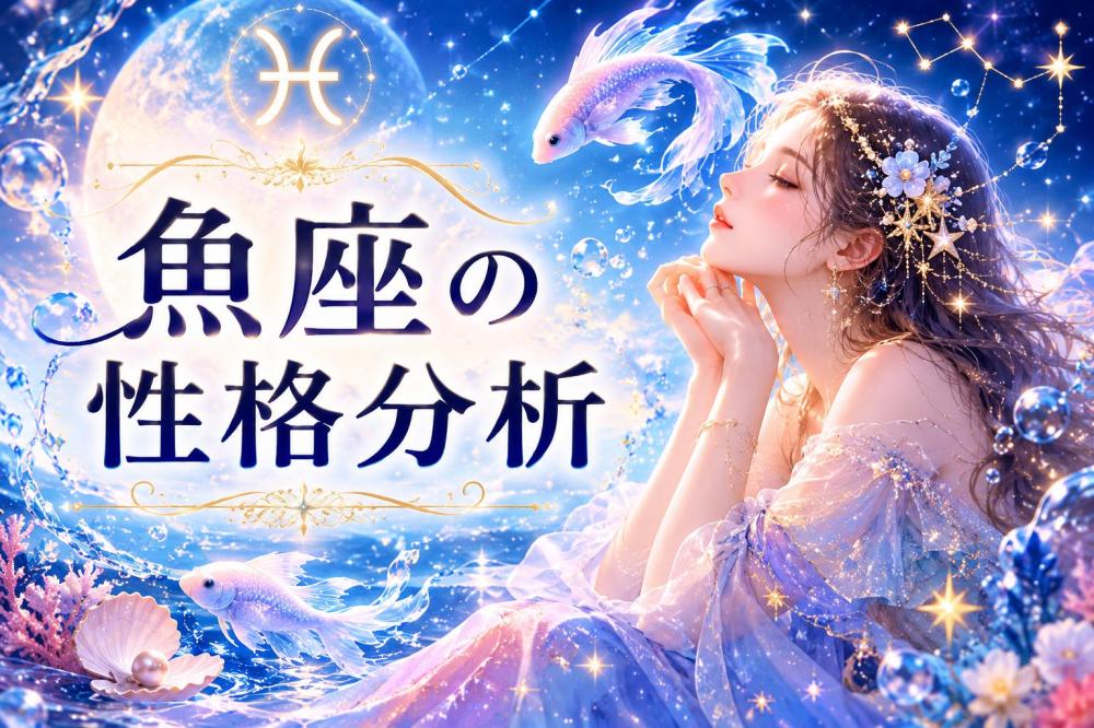 星座分析シリーズ～魚座