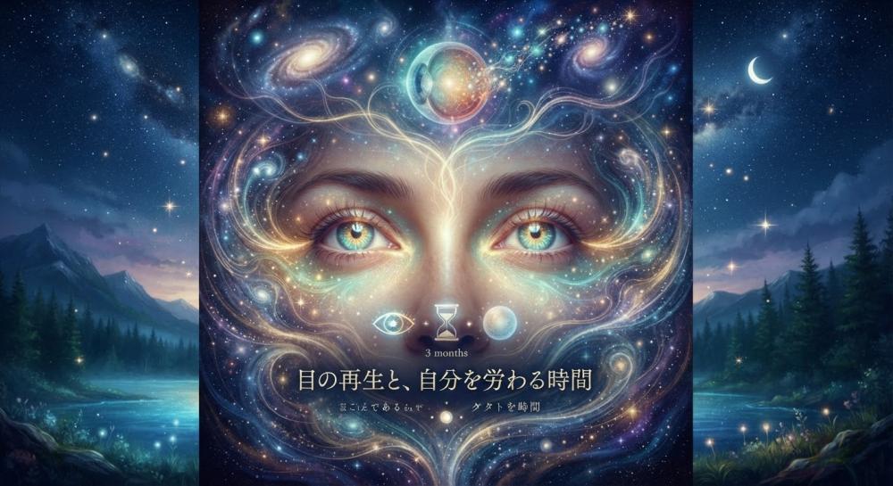目の再生と労いの時間