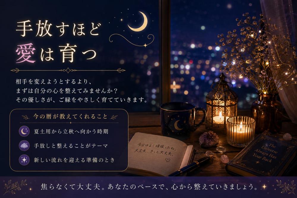 実は…手放すほど愛は育ちます