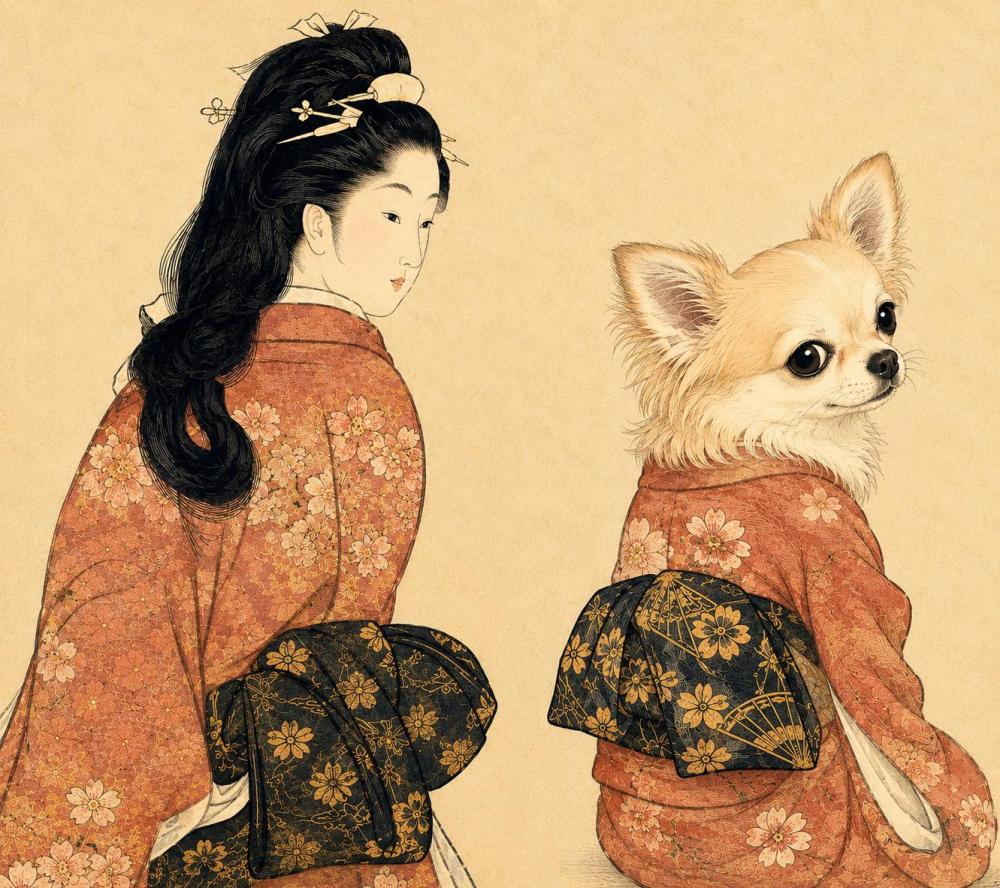 【見返り美人】
