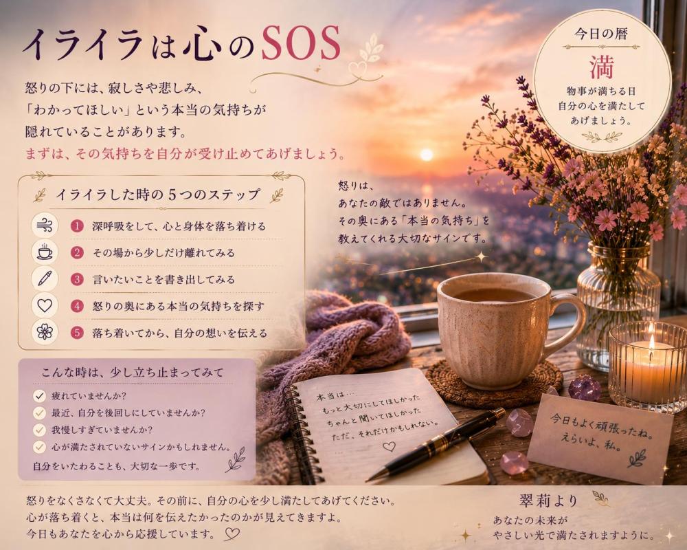 イライラは心のSOS