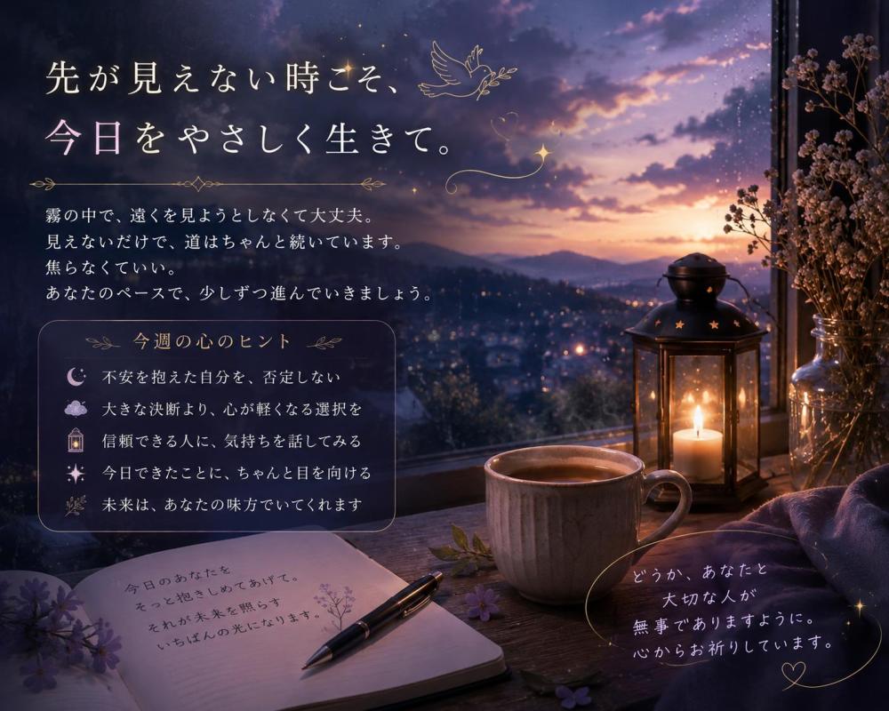先が見えない時こそ