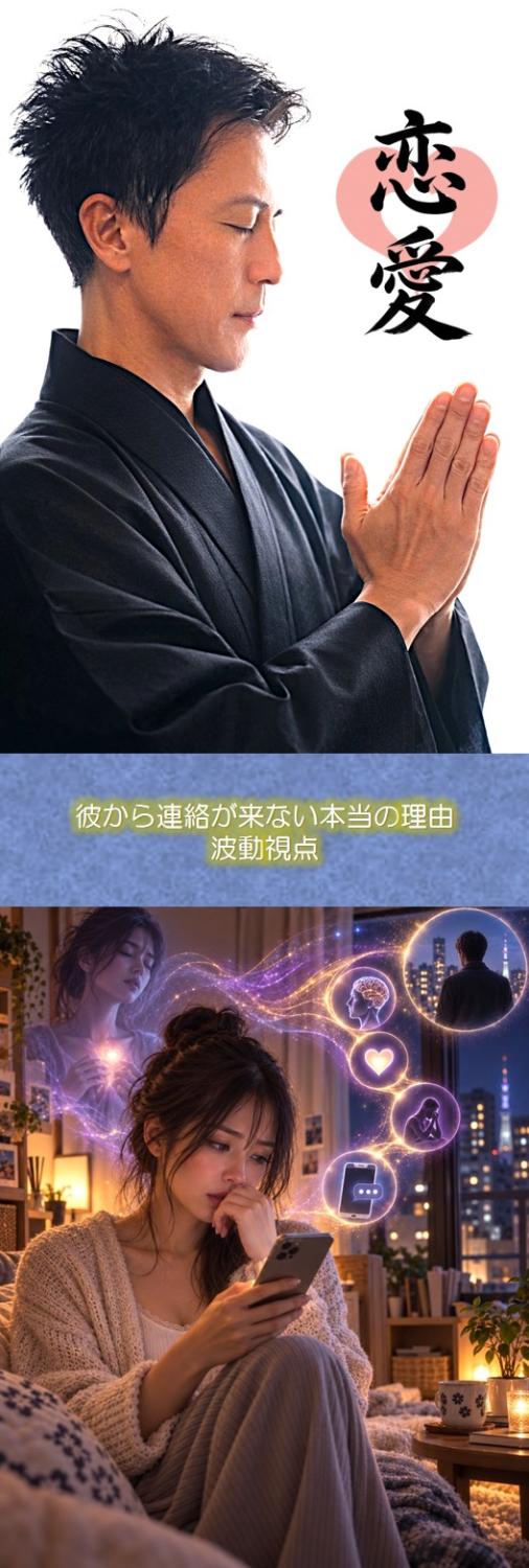 彼から連絡が来ない本当の理由｜波動視点