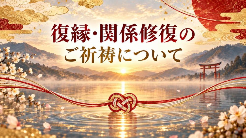 復縁・関係修復のご祈祷について【4】