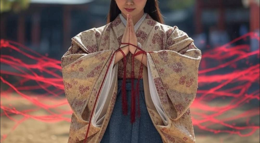 御縁の糸を司る巫女【糸覧（しらん）】です