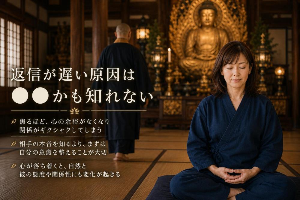 返信が遅い原因は●●かも知れない
