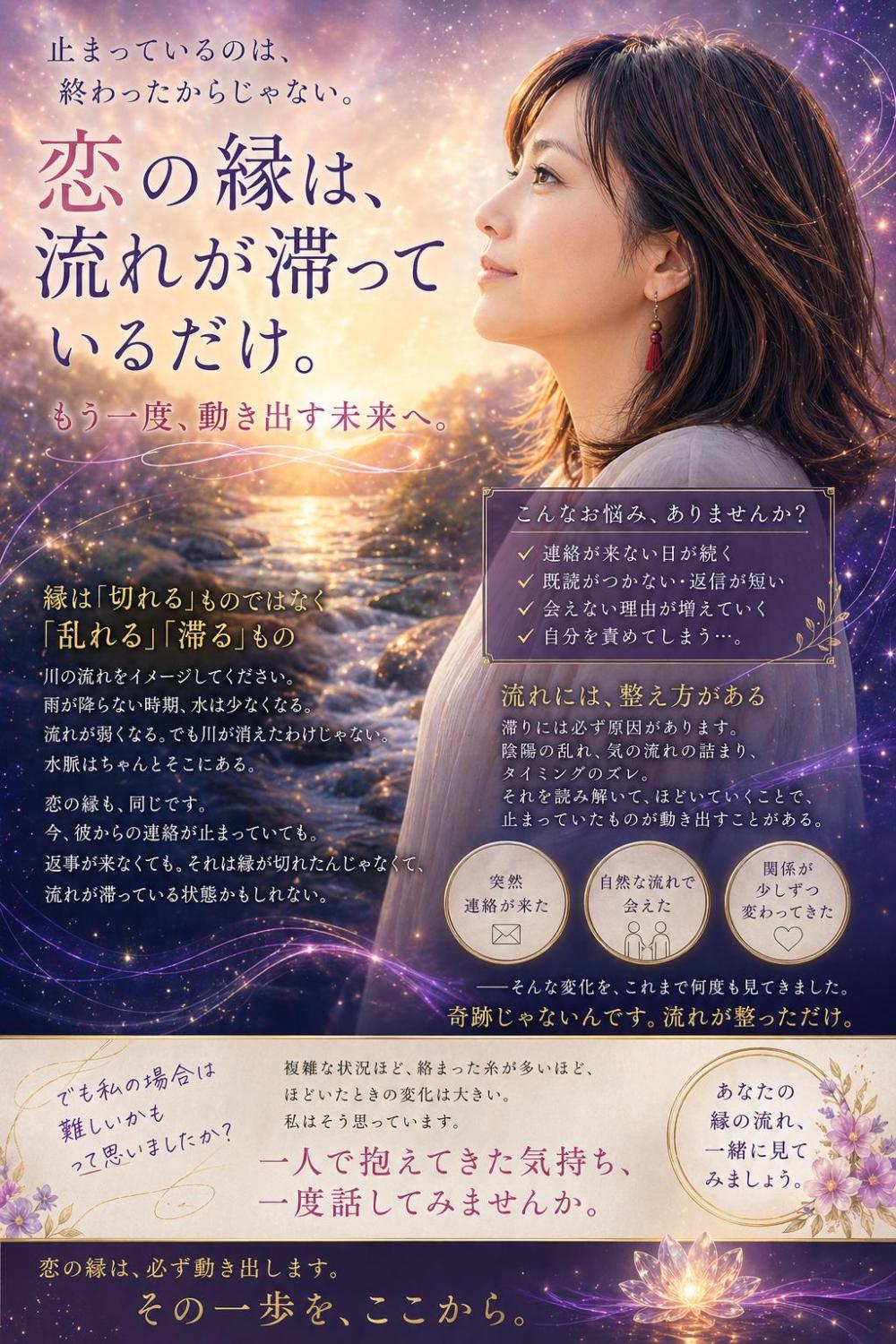 陰陽で変わる、恋の流れ