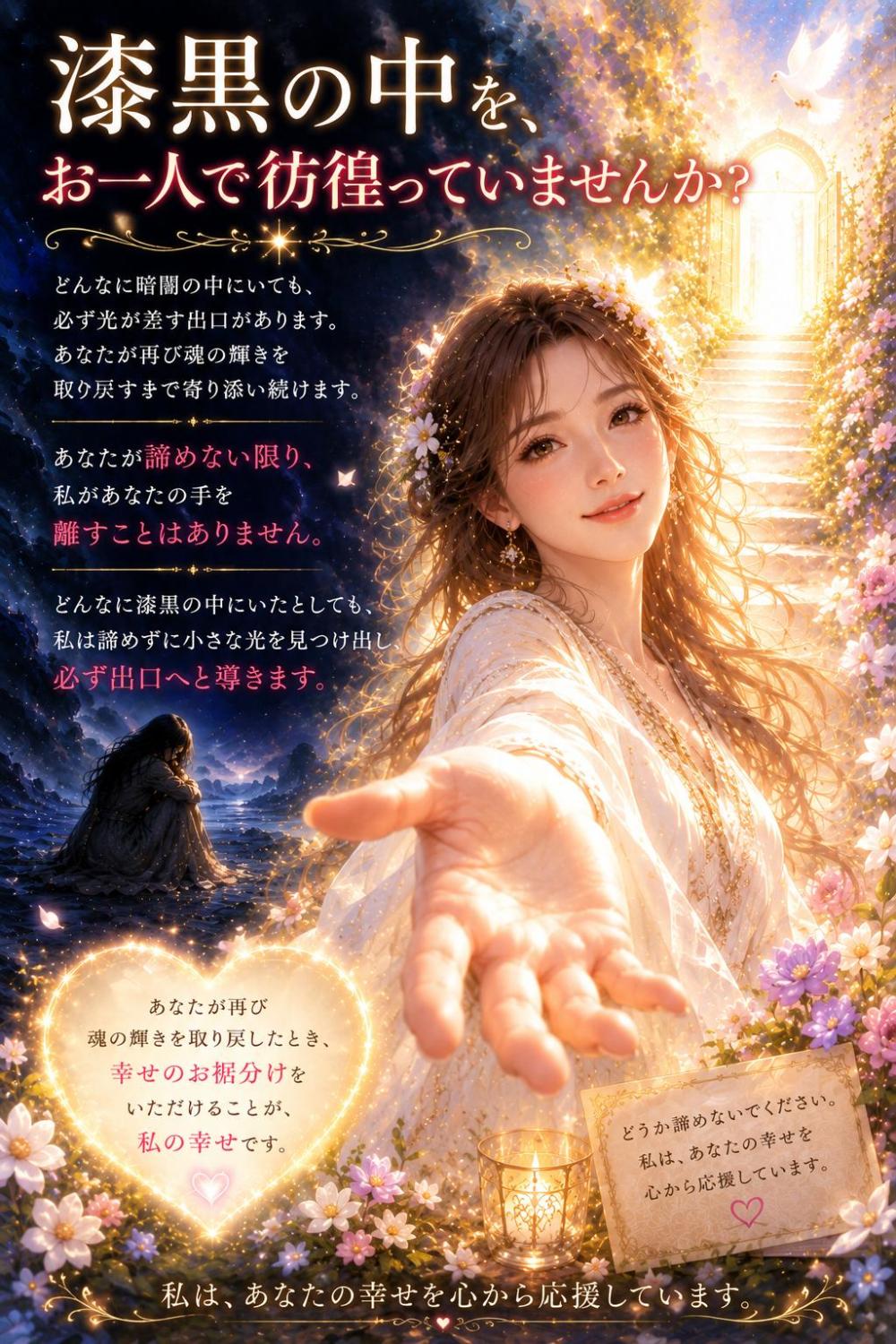 暗闇の中で出口を探せずにいるあなた様へ