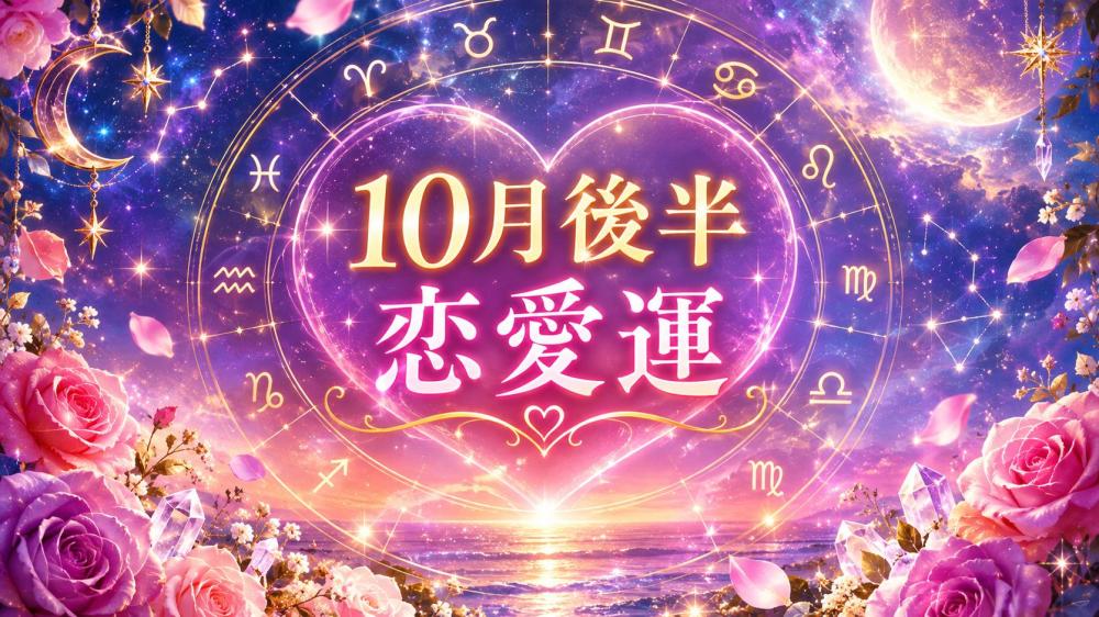 10月後半☆星座別恋愛運～心理占星術視点