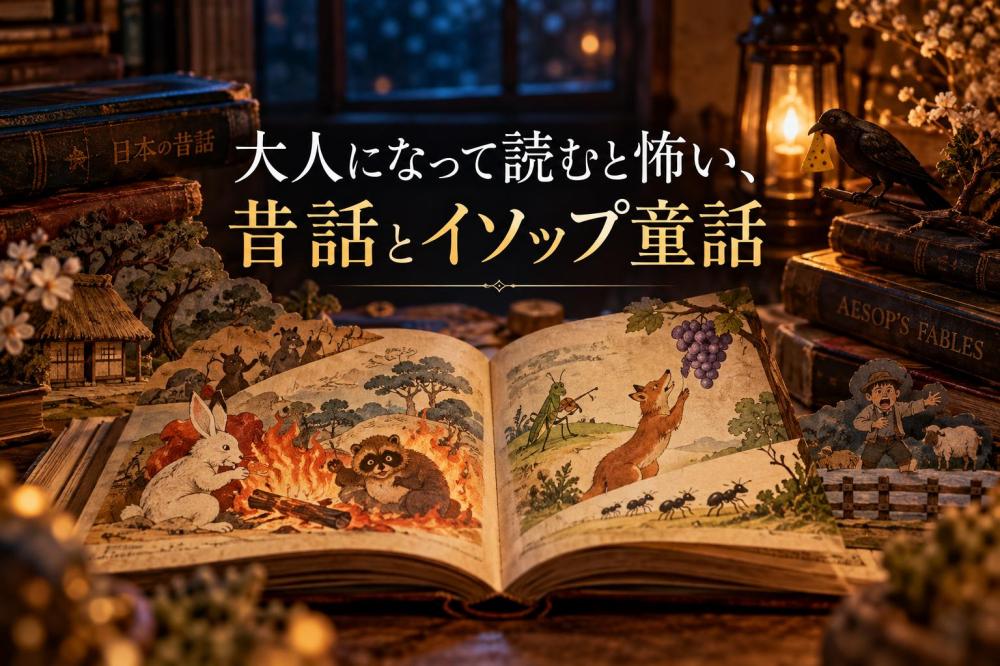 大人が読むと怖い日本昔話とイソップ童話
