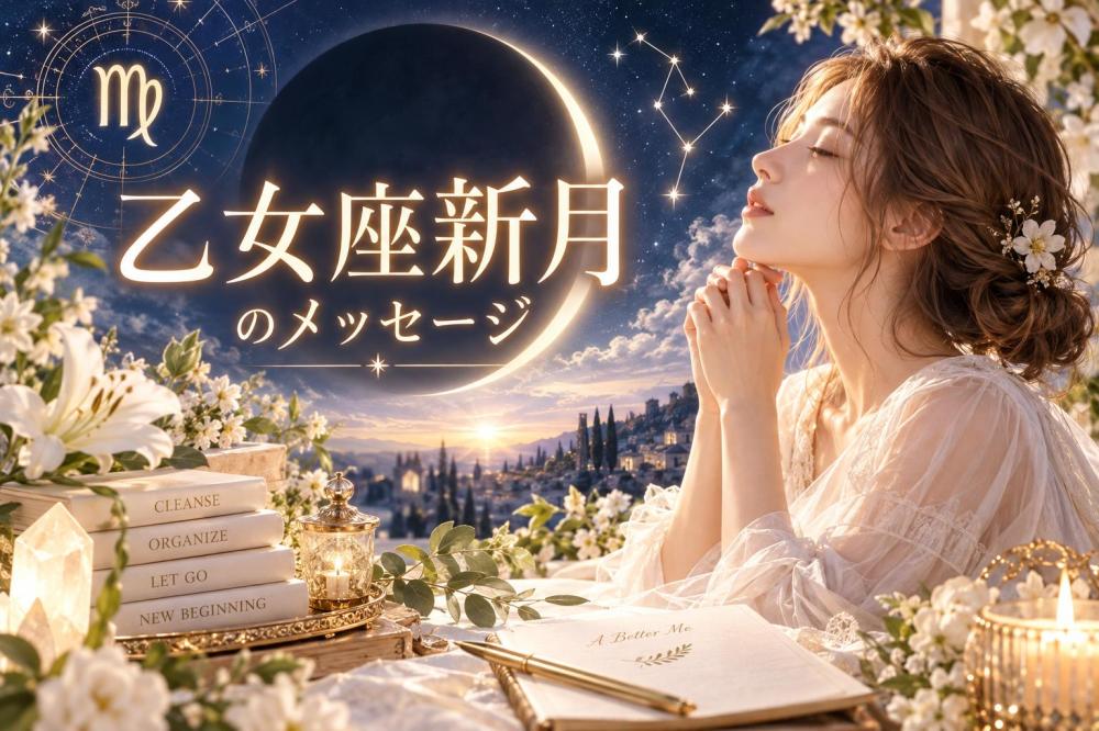 乙女座新月メッセージ～感情の整理整頓