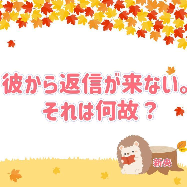 彼から返信が来ない。それは何故？